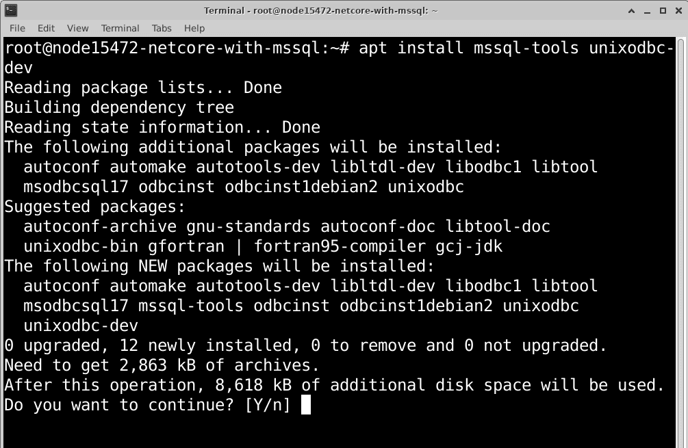 linux-net-core-mssql-15