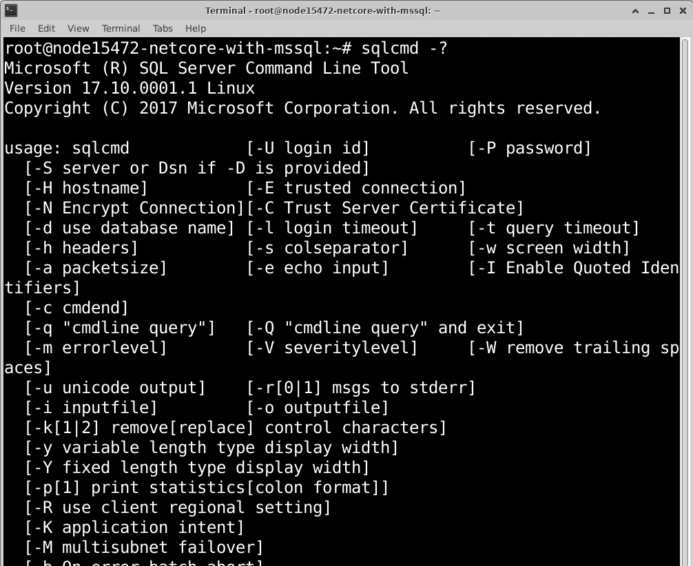 linux-net-core-mssql-17